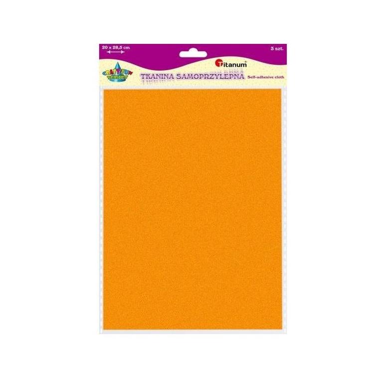 Tkanina samoprzylepna A4 20x28,5cm mix kolor. 3szt