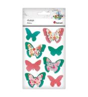 Naklejki papierowe 3D motyle 8szt