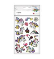Naklejki żywica jednorożce 17szt