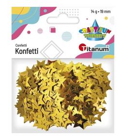 Konfetti Gwiazdki złote14g