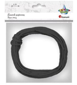 Sznurek papierowy 3.5mmx5m czarny