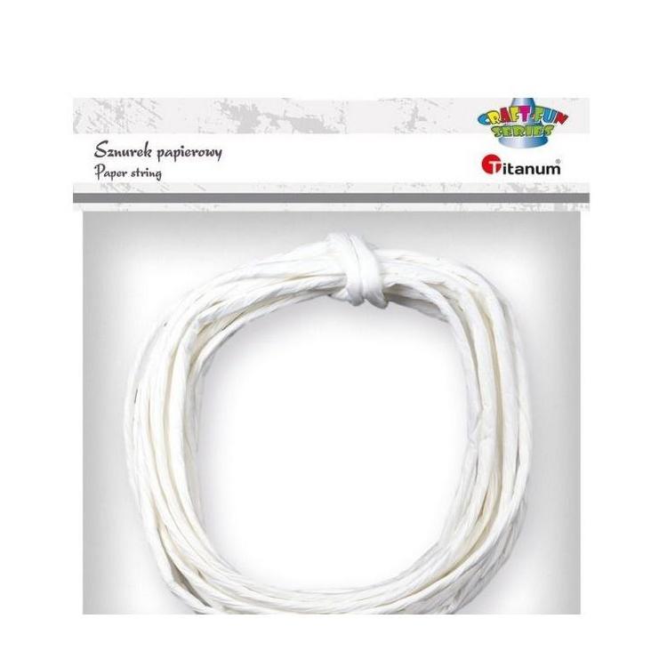 Sznurek papierowy 3.5mmx5m biały