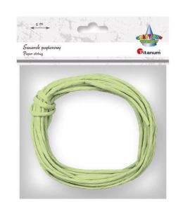 Sznurek papierowy 3.5mmx5m jasnozielony