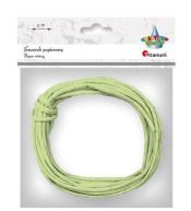 Sznurek papierowy 3.5mmx5m jasnozielony