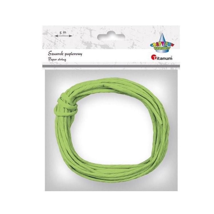Sznurek papierowy 3.5mmx5m zielony