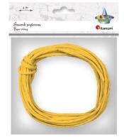 Sznurek papierowy 3.5mmx5m żółty