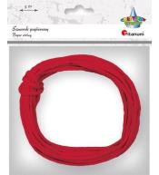 Sznurek papierowy 3.5mmx5m czerwony