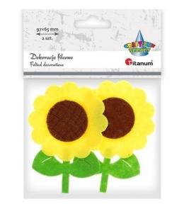 Filcowe słoneczniki 3D 2szt