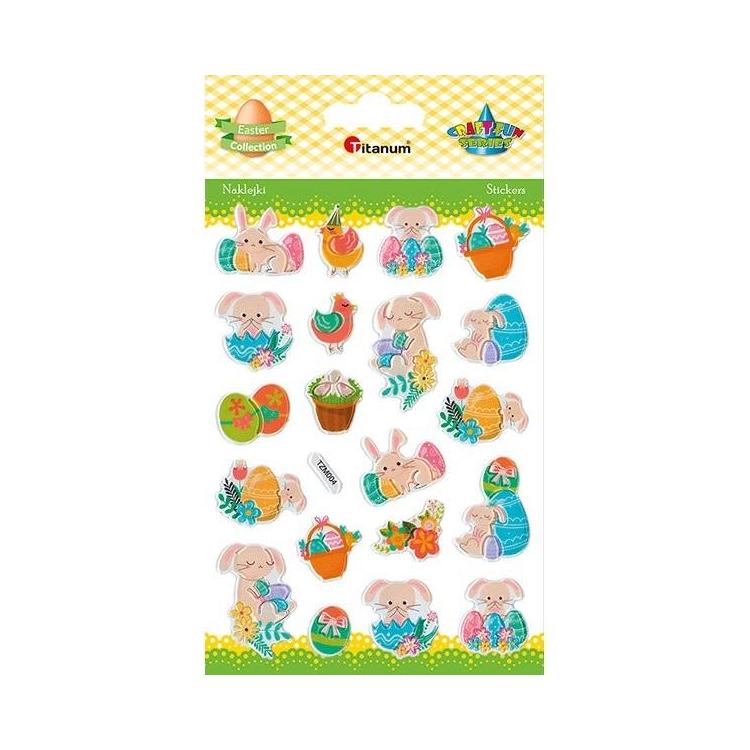 Naklejki wypukłe mix 20szt