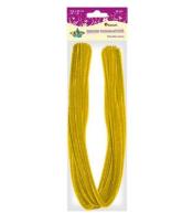 Druciki dekoracyjne 0,6x50cm żółte 15szt