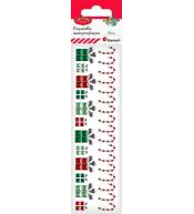 Kryształki samoprzylepne Prezenty i laski 29szt