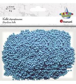 Kulki styropianowe 8g jasnoniebieskie mix 4-6mm