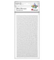 Mata dekoracyjna Perełki białe 800szt