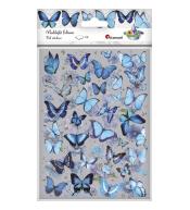 Naklejki foliowe 2 plansze motyle, kwiaty