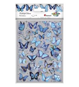 Naklejki foliowe 2 plansze motyle, kwiaty