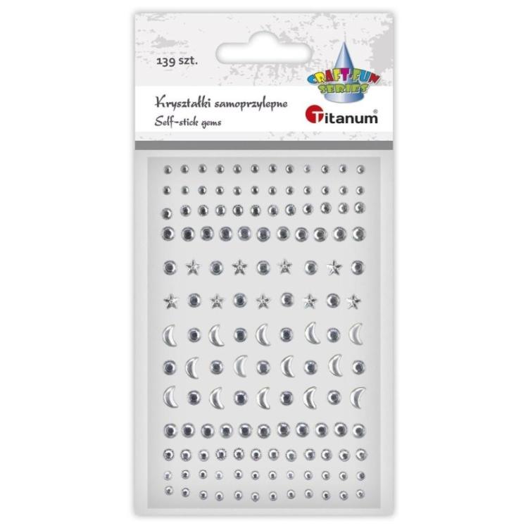 Kryształki samoprzylepne 139szt