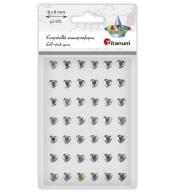 Kryształki samoprzylepne Serca srebrne 42szt