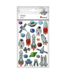 Naklejki żywica kosmos 23szt mix