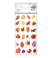 Naklejki foliowe jesienne liście 24szt.