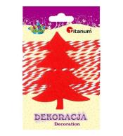 Filcowa choinka czerwona