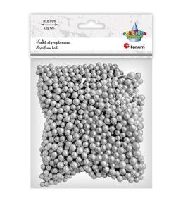 Kulki styropianowe 5/7mm 135szt srebrne