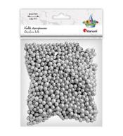 Kulki styropianowe 5/7mm 135szt srebrne
