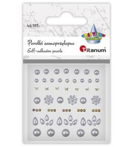 Perełki samoprzylepne mix 44szt