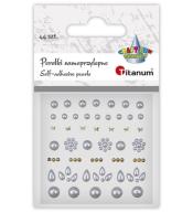 Perełki samoprzylepne mix 44szt