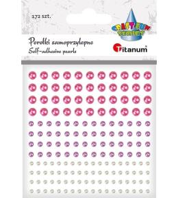 Perełki samoprzylepne okrągłe mix 172szt