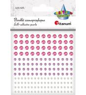 Perełki samoprzylepne okrągłe mix 172szt