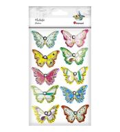 Naklejki papierowe 3D motyle 10szt