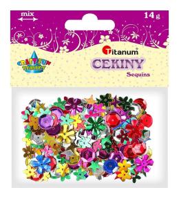 Cekiny metaliczne mix