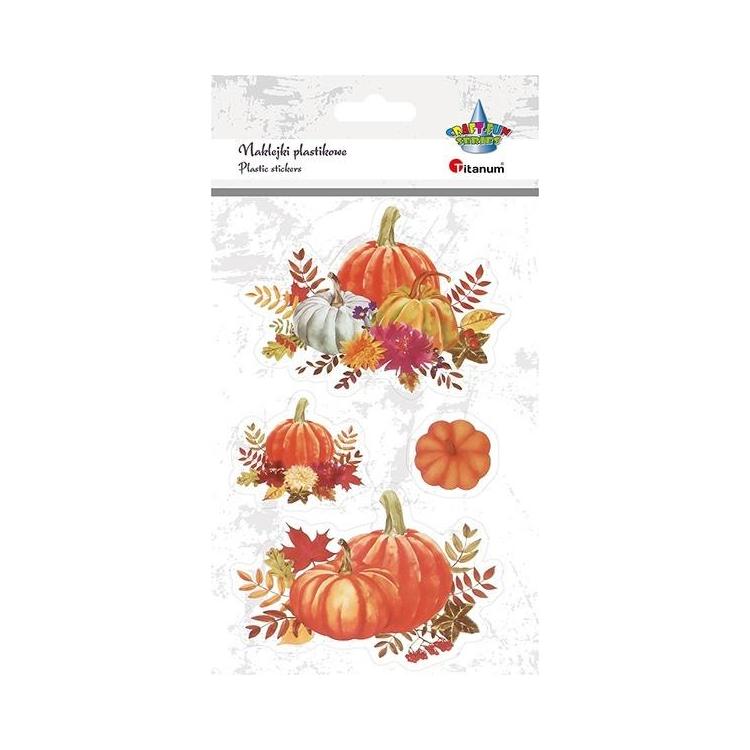Naklejki foliowe dynie 4szt