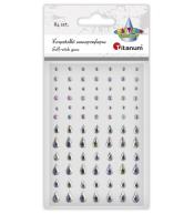 Kryształki samoprzylepne Krople 84szt