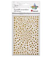 Kryształki samoprzylepne Okrągłe złote 325szt