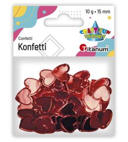Konfetti serca czerwone 10g
