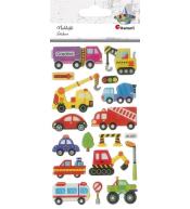 Naklejki wypukłe pojazdy użytkowe mix 17szt