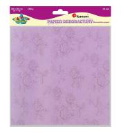 Papier dekoracyjny tłoczony róże mix 10szt