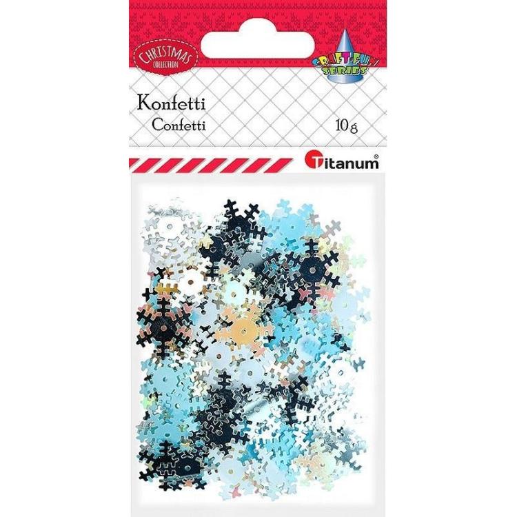 Konfetti płatki śniegu 10g