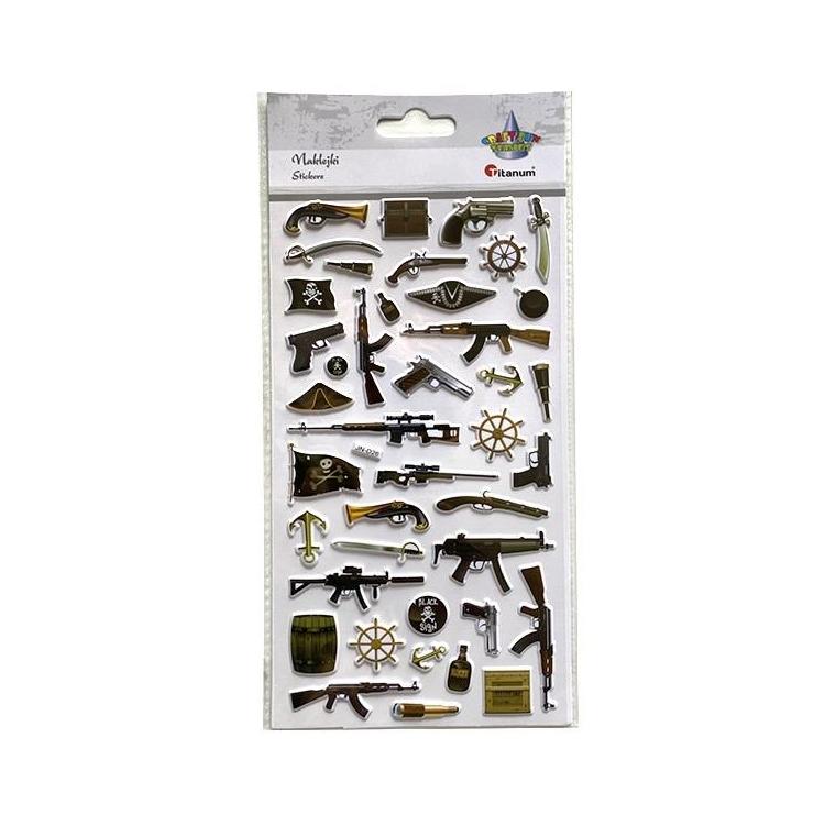 Naklejki wypukłe mix 41szt