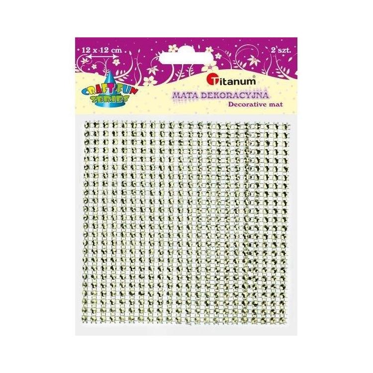 Mata z kryształkami złota 2szt