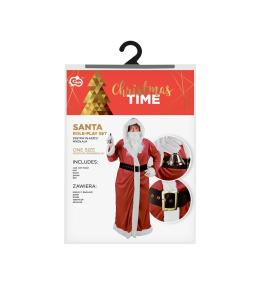 Strój Mikołaja welurowy rozm. uniwersalny