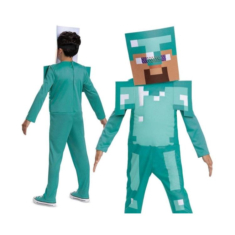 Strój Steve Diamond- Minecraft (licencja) XS