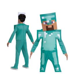 Strój Steve Diamond- Minecraft (licencja) XS