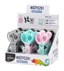 Nożyczki z figurką w etui (24szt) KIDEA