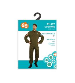 Strój dla dorosłych Pilot kombinezon rozm.56