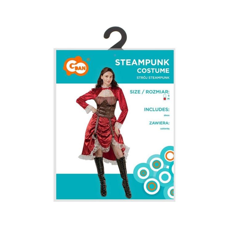 Strój dla dorosłych Steampunk sukienka rozm.M