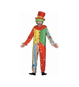 Strój dla dorosłych Kolorowy Klaun rozm. 52