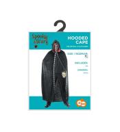 Peleryna z kapturem dla dorosłych czarna rozm.52