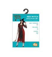 Strój dla dorosłych Czerwona Czarownica rozm. M